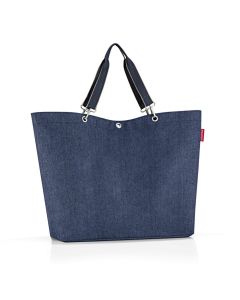 shopper XL herringbone dark blue