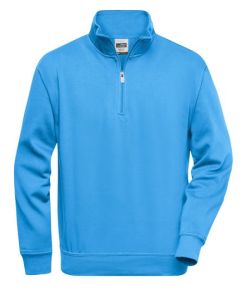James&Nicholson - Workwear Half Zip Sweat