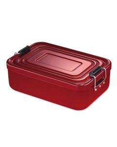 Küchenprofi Lunchbox groß Aluminium rot