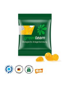Minitüte, 15 g, kompostierbare Folie transparent, Trolli Vitamin Fruchtgummi