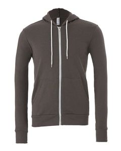 Canvas - Unisex Poly-Cotton Fleece Full-Zip Hoodie