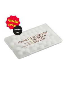 Kreditkarte Pfefferminz zuckerfrei