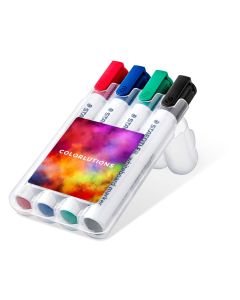 STAEDTLER Lumocolor whiteboard marker, Box mit 4 Markern