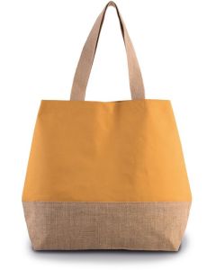 Kimood Baumwolltuch-Jute-Shoppingtasche
