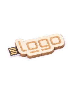 USB Stick Eigendesign 2D (FSC® zertifiziert) (Holz)
