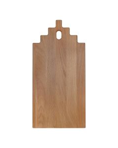 Schneidebrett Treppengiebelhaus Buche 35x17 cm