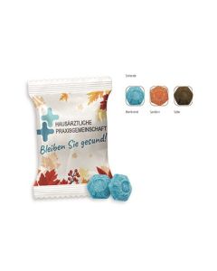 Husten-Bonbon Duopack Werbetüte
