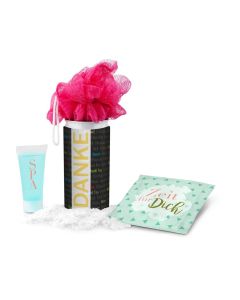 SPA Dose, Wellness-Geschenk in der Dose - Etikett Danke