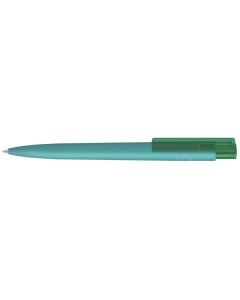 RECYCLED PET PEN PRO K transparent GUM, petrol