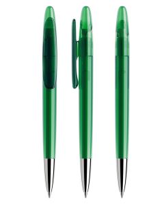 Prodir DS5 TTC Transparent mit verchromter MetallspitzeDunkelgrün transparent