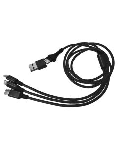Ladekabel "C&A Cable Nylon" schwarz