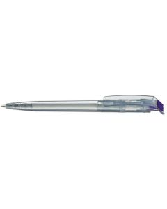 RECYCLED PET PEN transparent SG, dunkelblau
