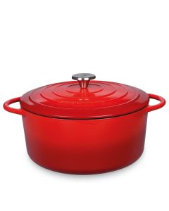 Küchenprofi Bratentopf rund 26cm rot Provence