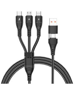 USB-C&A Ladekabel "Flat" schwarz