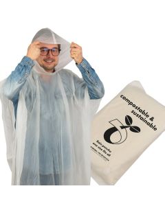 Kompostierbarer Regenponcho Fleurus
