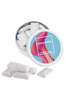 XS Taschendose mit Kaugummi - weiß