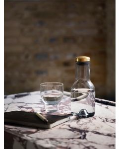 Menu BOTTLE CARAFE w. brass lid 0,5L Wasserkaraffe mit Messingdeckel