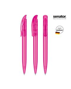 senator® Challenger Clear  Druckkugelschreiber, weiß