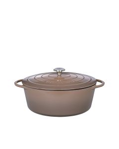 Küchenprofi Bratentopf oval, 33 cm taupe Provence