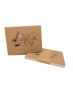 Kartoncover mit Haftnotizen 100*x75 mm - REC