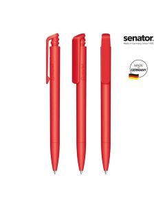 senator® Trento Matt Recycled Druckkugelschreiber, weiß