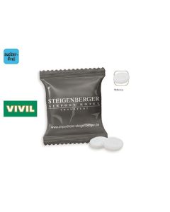 VIVIL Extra Strong zuckerfrei 2 Stück Werbetüte