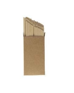 Papierstrohhalm 100er Set "Natur"