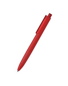Klio-Eterna - Tecto softtouch/transparent - Druckkugelschreibersofttouch rot