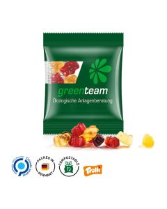 Minitüte,15 g, kompostierbare Folie transparent, Trolli Fruchtgummibären, 30% Fruchtsaftqualität Exquisit