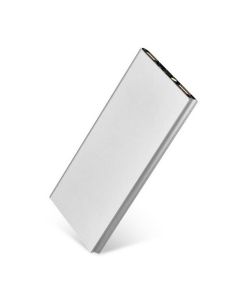Powerbank "POWERCharger Metal 8000 mAh" silber