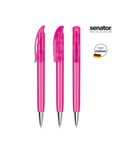 senator® Challenger Clear MT  Druckkugelschreiber, weiß