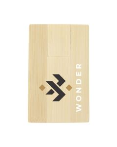CreditCard USB Bamboo 16 GB