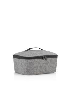 coolerbag M pocket twist silver
