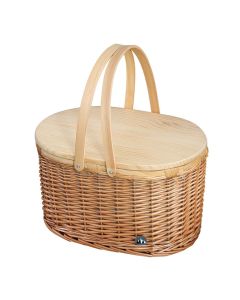 Cilio Picknick Korb ANCONA hellbraun