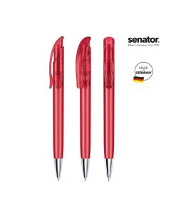 senator® Challenger Clear MT  Druckkugelschreiber, weiß