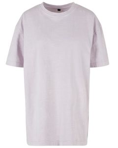 Build Your Brand - Ladies Oversized Acid Wash Tee