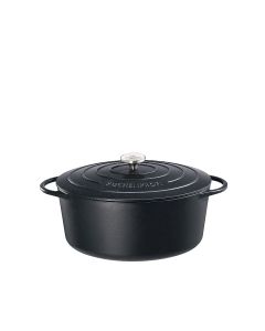 Küchenprofi Bratentopf oval 31cm schwarz
