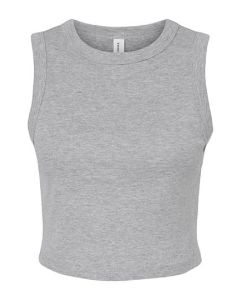 Bella - Women´s Micro Rib Muscle Crop Tank