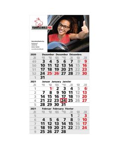 Werbekalender Orbit 3 als Wandkalender bedrucken