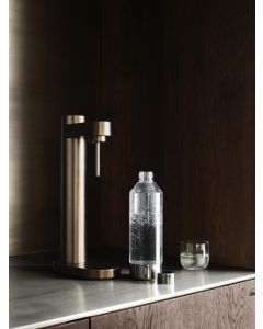 Stelton Brus Wassersprudler dark brown metallic