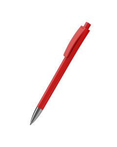 Klio-Eterna - Qube high gloss Mn - Druckkugelschreiberrot