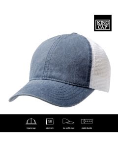 Washed Cotton Soft Mesh Trucker Cap