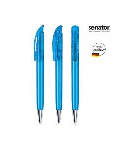 senator® Challenger Clear MT  Druckkugelschreiber, weiß