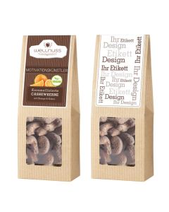 Karamellisierte Cashewkerne mit Orange & Kakao +vegan+