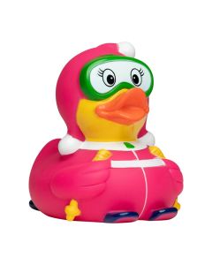 Quietsche-Ente Ski-Fahrer