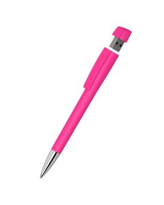 Klio-Eterna - Turnus softtouch Mn USB 3.0 - Drehkugelschreiber mit integriertem USB-Sticksofttouch magenta