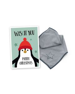 Sanni Shoo Mikrofasertuch wisch.art x-mas pingu