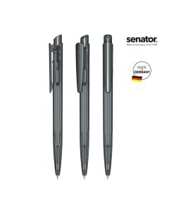senator® Dart Clear  Druckkugelschreiber, weiß