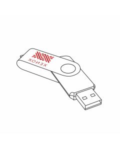 Print in full color for USB Stick Twister 3.0 Back