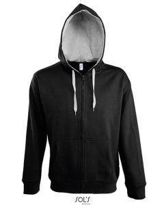 SOL´S - Men´s Contrasted Zipped Hooded Jacket Soul